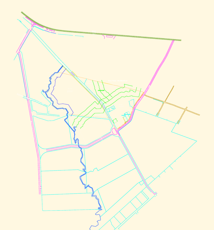 Topographic Planimetric and Cadastral Survey of Large Land Parcel in Santa Maria