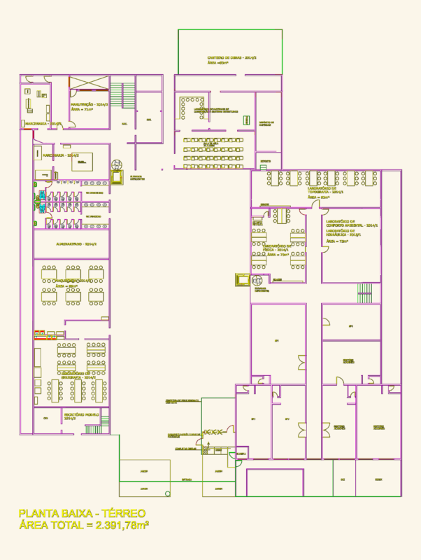 University laboratory annex plan