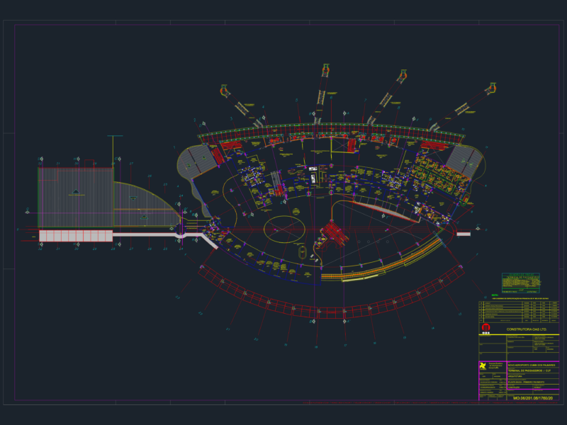 Zumbi dos Palmares airport passenger terminal first floor plan