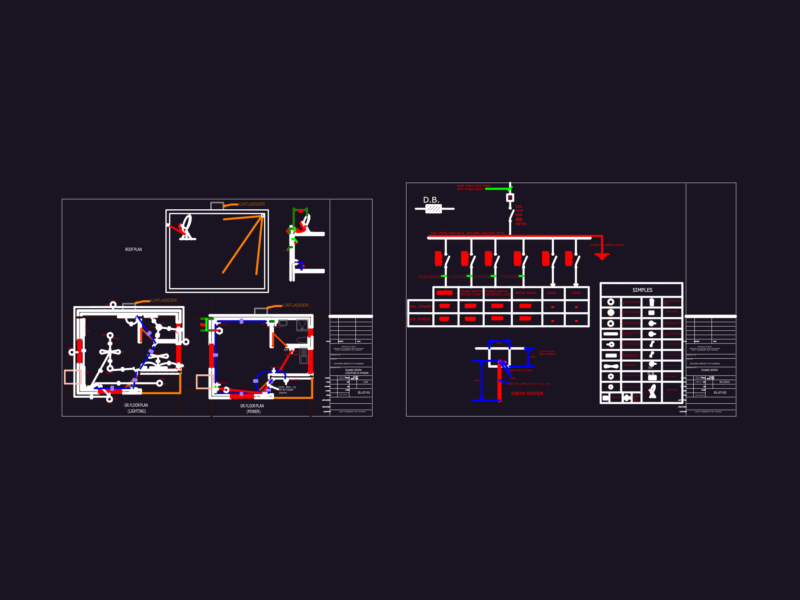 Guard room electrical plan