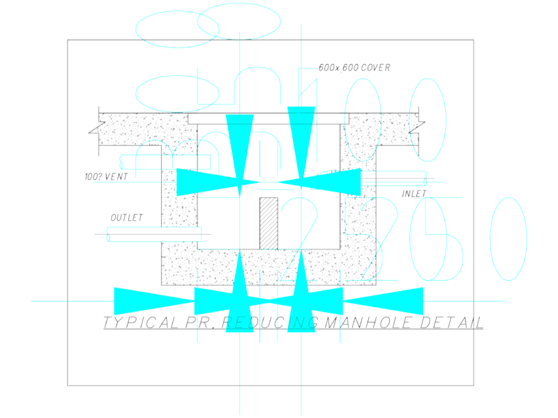 Pressure Reducing Manhole DWG