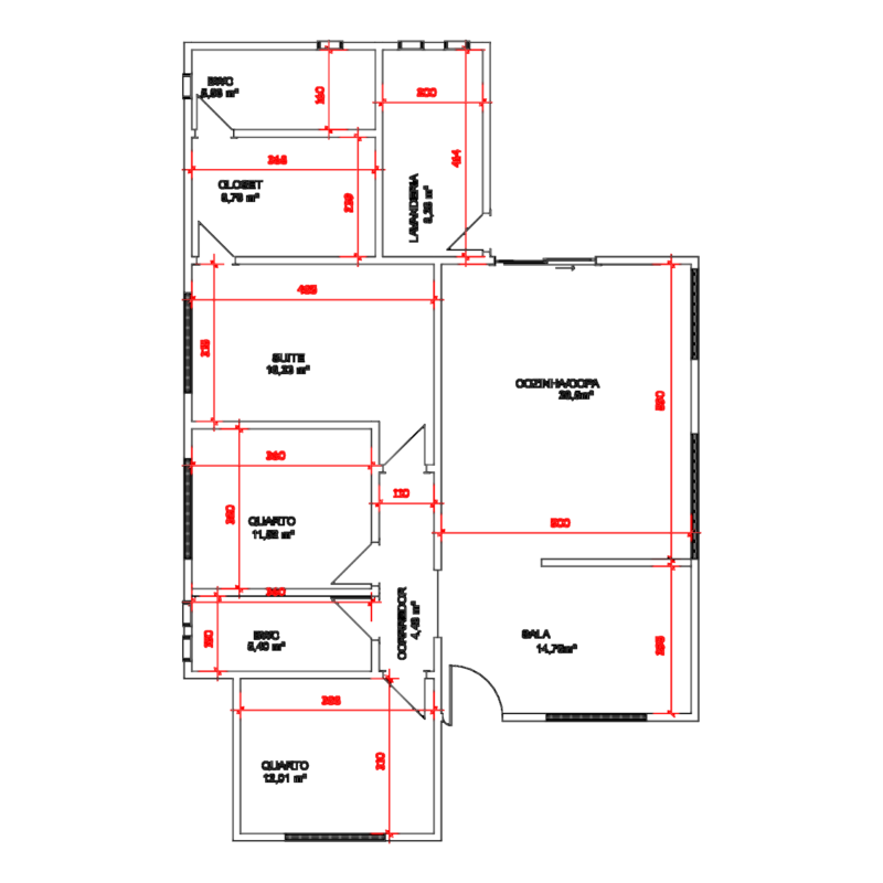 131m2 House Electrical Plan