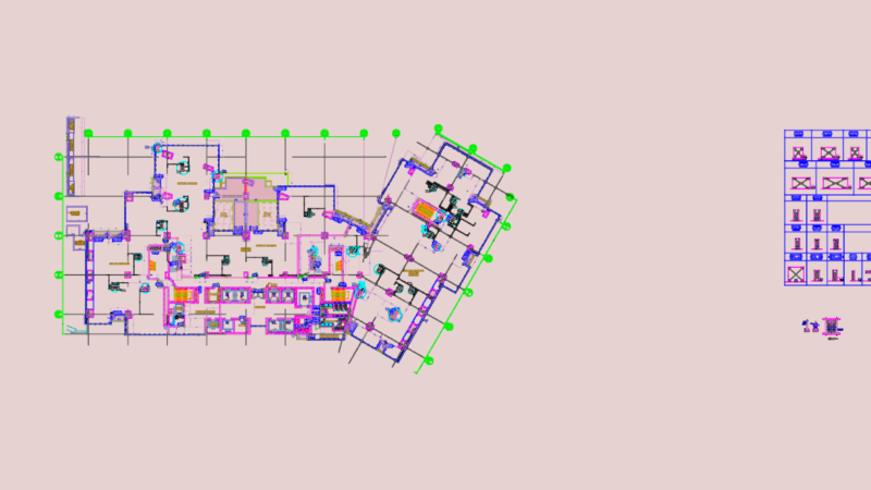 Level 2 Architectural Layout for Sahid Sudirman Residence Jakarta