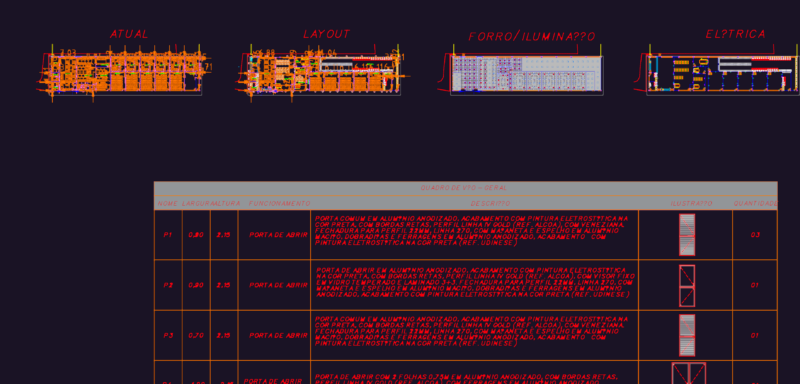 Logistics center floor plans
