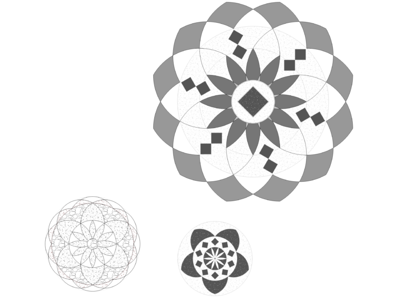 Ceramic Floor Pattern DWG
