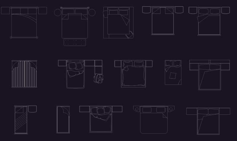15 BED PLAN BLOCKS