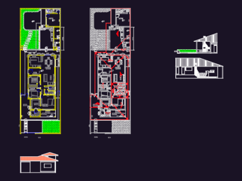 16.5m x 12.0m 3-Bedroom Residential House Plan