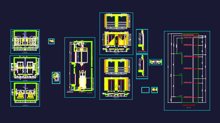 Passenger Elevator Shop Drawing