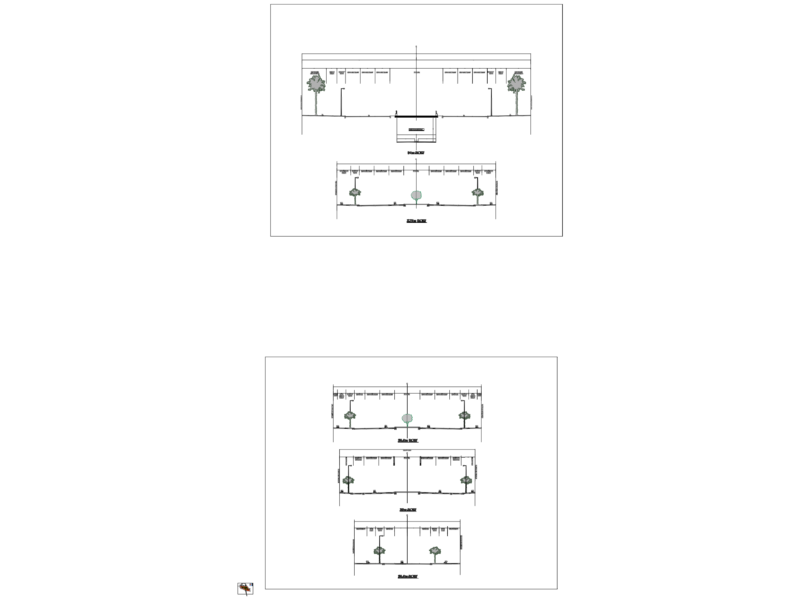 54m R.O.W. Urban Land Subdivision & Road Sections