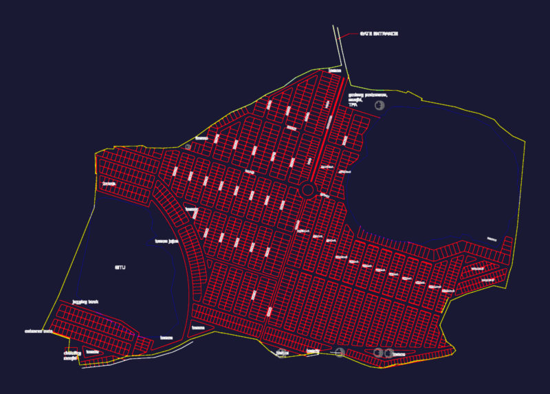 CILEUNGSI MASTER PLAN DWG