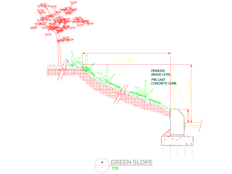 Green Slope Detail DWG