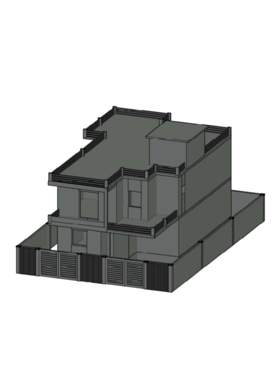 3D Model House Plan