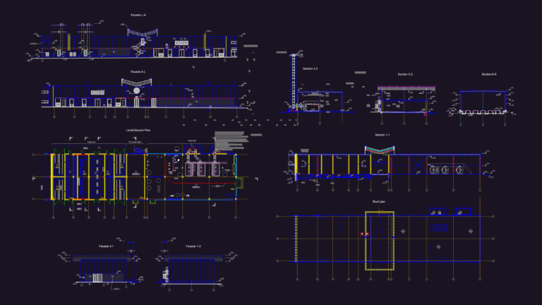 CAD drawing showing a boiler plant ground plan, facades, and sections with Viessmann and Wilo equipment.