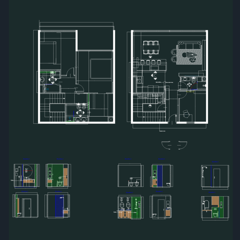 Damac Hills Interior GA Plans and Fit-out Details
