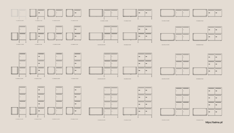 Balma L2 Series Modular Office Lockers