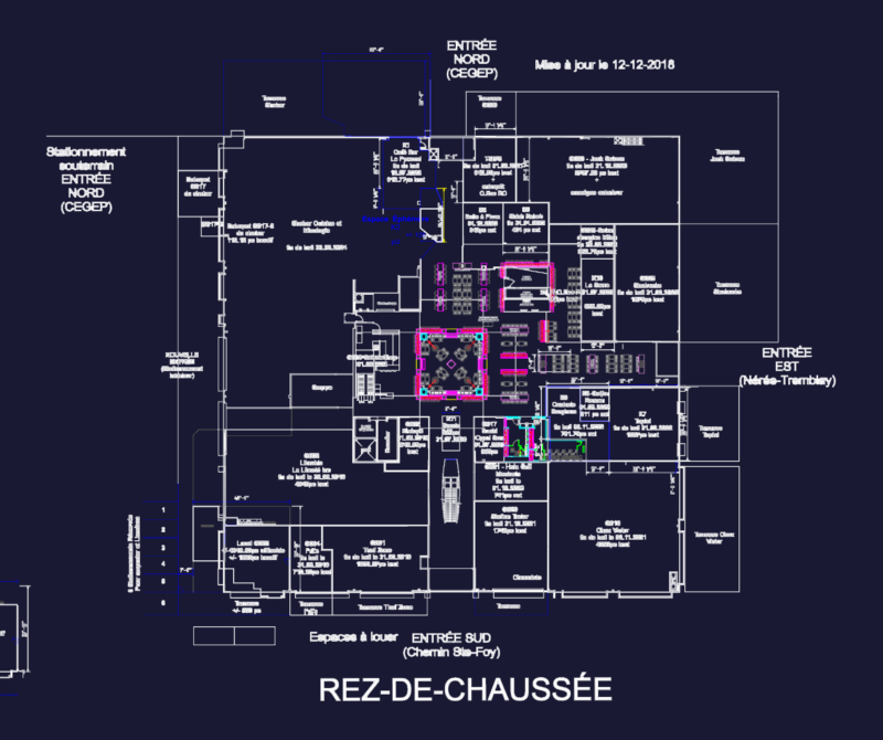 Blanchette Architectes Innovation Centre Plan
