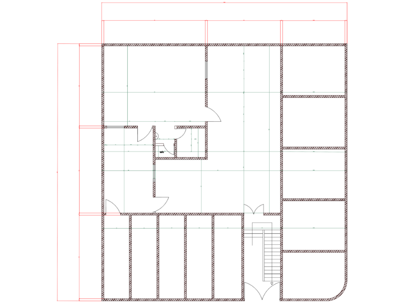 Building Floor Plan DWG