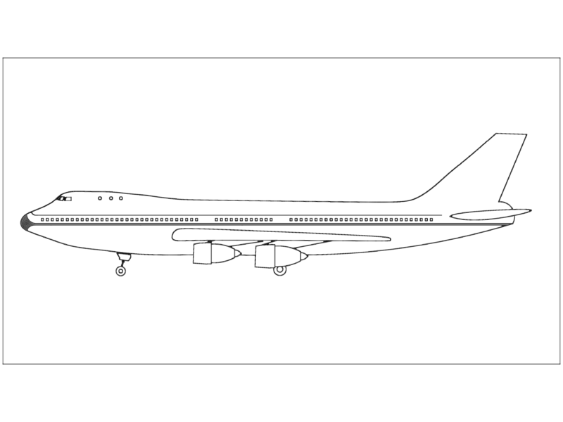 Boeing 747 Passenger Jet