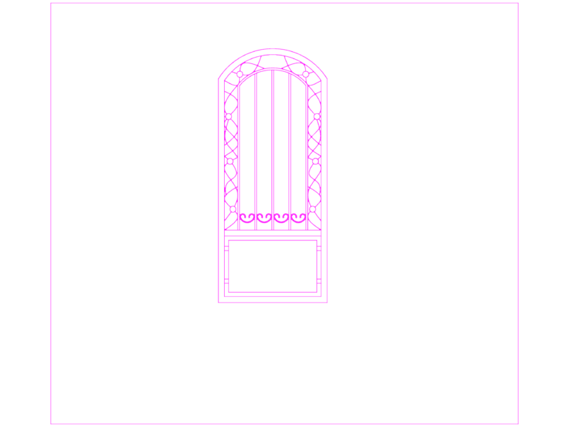Steel pedestrian gate