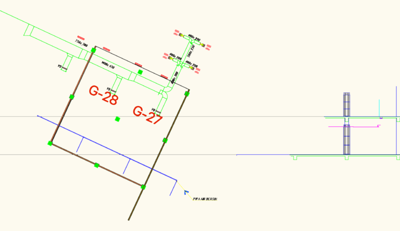 SHOP G-27 G-28 HVAC AND WATER PIPING LAYOUT