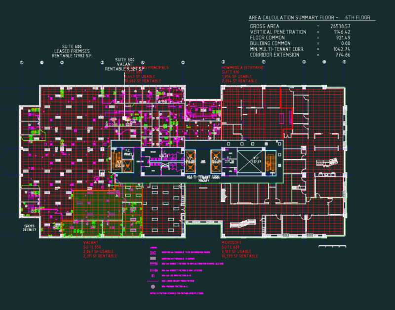 6TH FLOOR OFFICE PLAN DWG