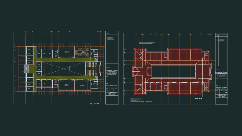 0.75mm Long Span Aluminium Roof Laboratory Building