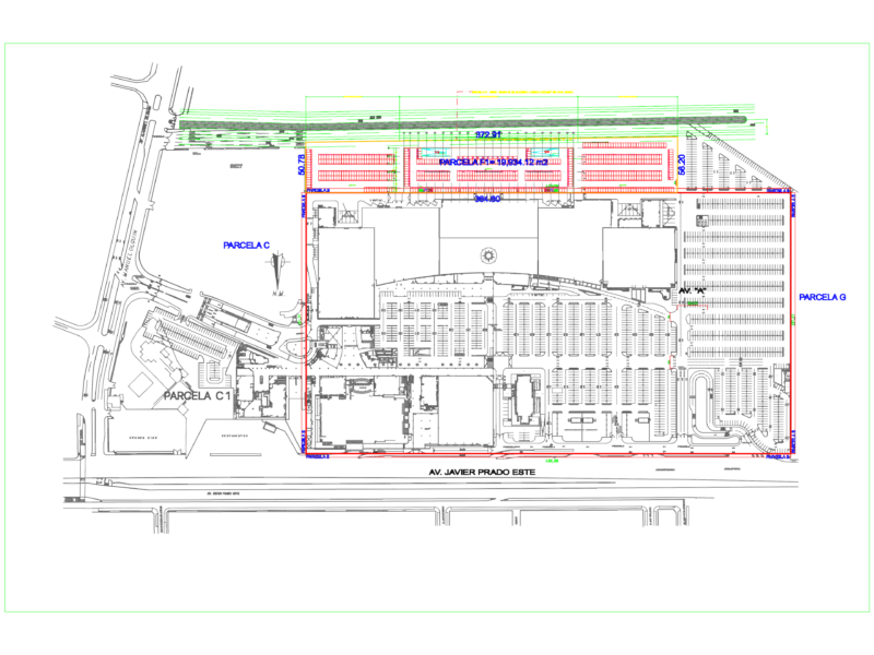 JOCKEY PLAZA Mall Level 1 As-Built Plan