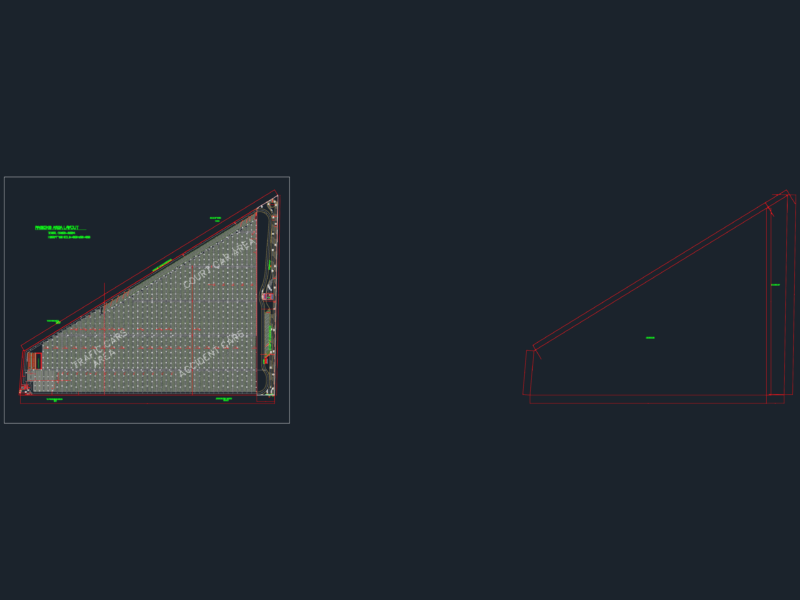 Car Impound Lot Layout Plan DWG with 6000+ Spaces