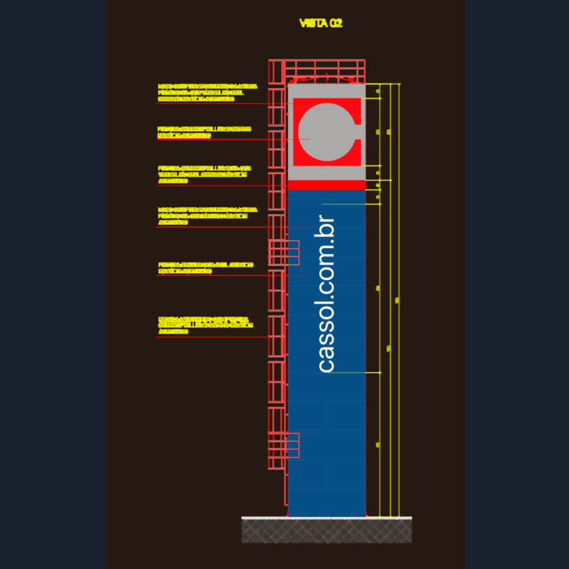 Cassol F08 Vertical Water Reservoir Detailing