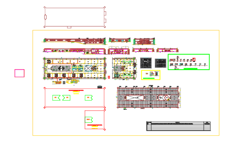 Chemistry building architectural plans and sections