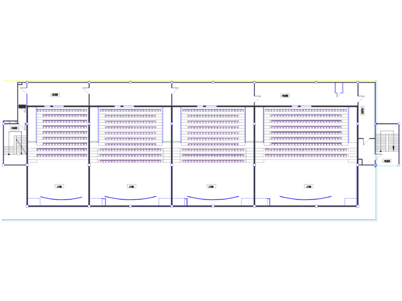 Cinema Seating Plan and Theater Hall Layout