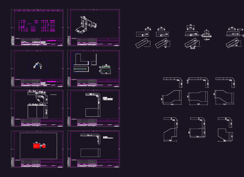 Circuit Breaker & Control Panel Detail DWG CAD Set