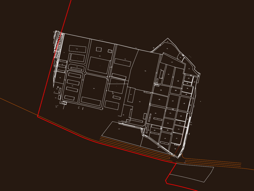Cadastral site plan of a residential area in Dong Anh, Hanoi, showing land plot boundaries and survey tables.