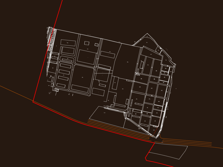 Cadastral site plan of a residential area in Dong Anh, Hanoi, showing land plot boundaries and survey tables.