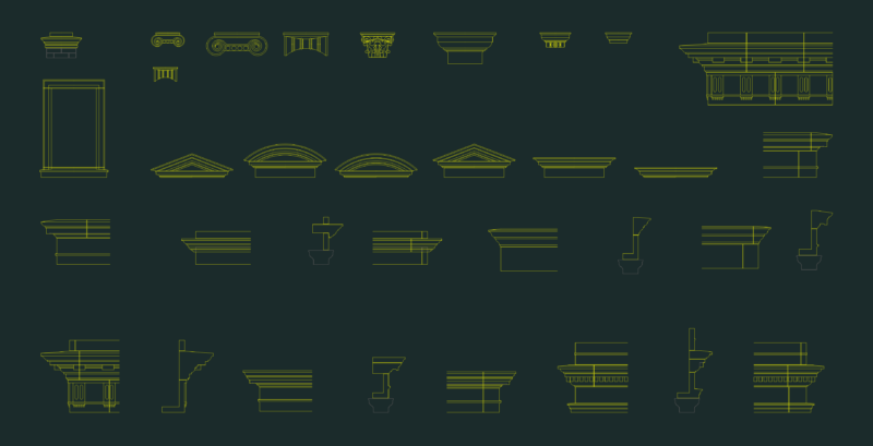 Classical Greek and Roman Architectural Details