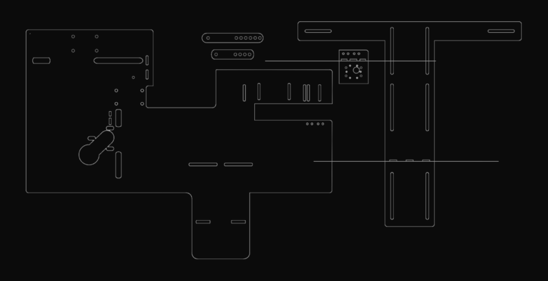 CNC Laser Cut Template for Mechanical Chassis and Enclosure