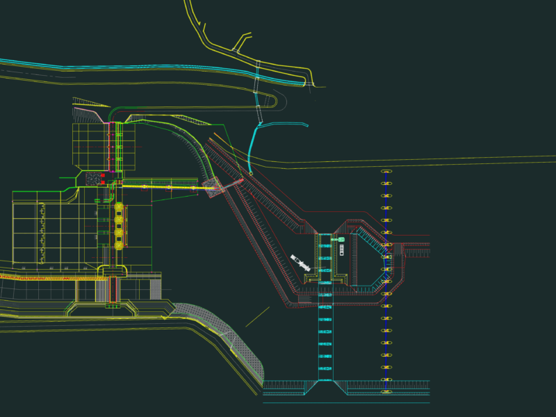 Cofferdam Stage-1 Excavation and Intake Plan