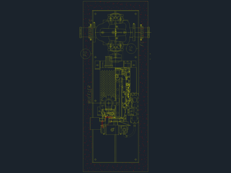 Diesel Engine Driven Water Pump General Arrangement Plan View