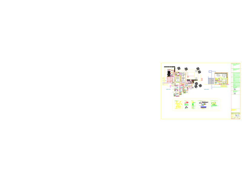Architectural floor plan with HVAC and lighting details