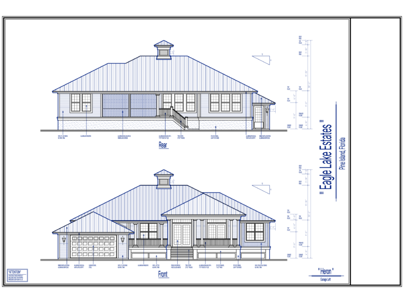 Two-Story 9,422 sq ft Residential House CAD Drawings