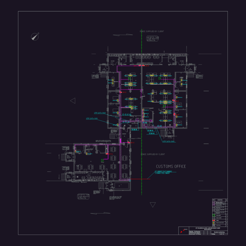 Customs Office Network Layout