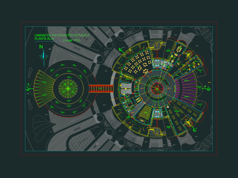 Botanic Formation Layout DWG