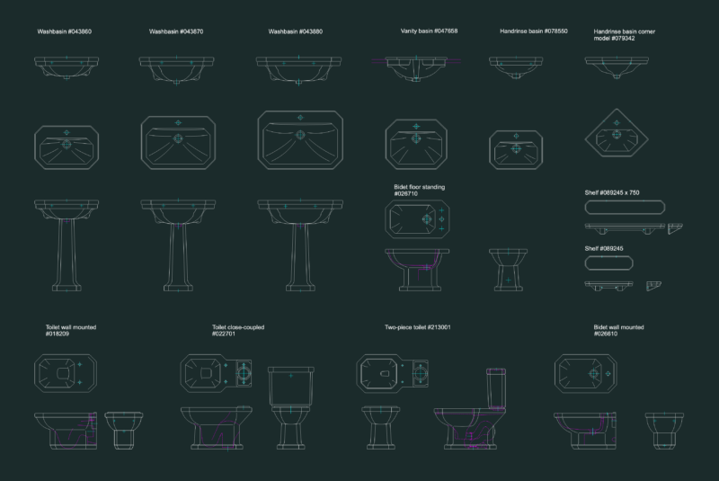 Duravit 1930 Series DWG