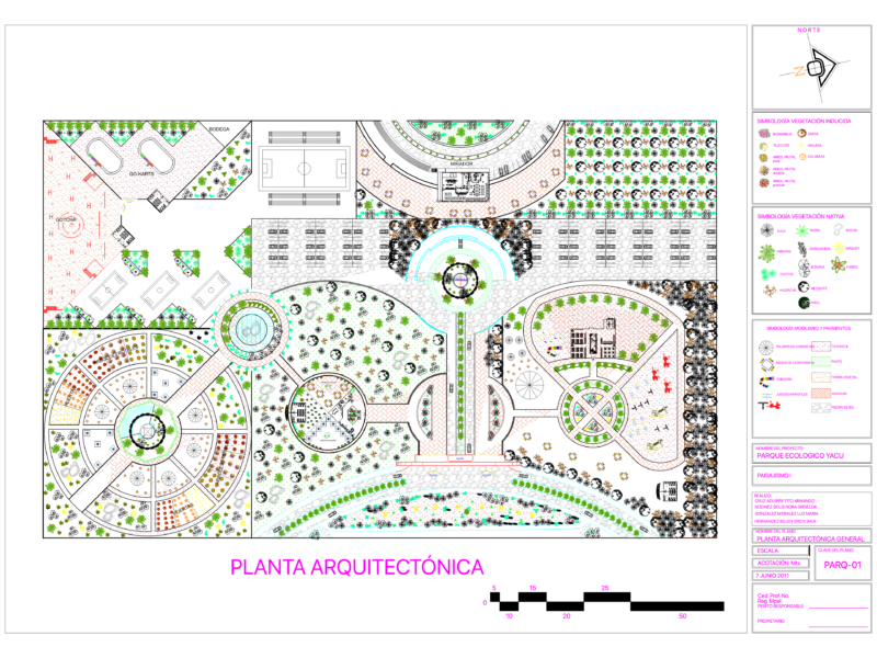 Ecotourism Park Layout Plan