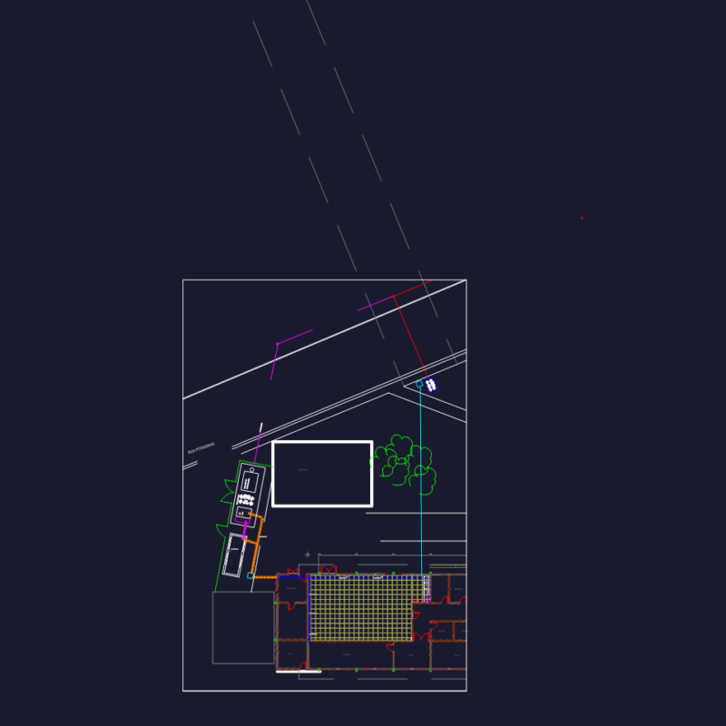 Electrical Substation Layout DWG