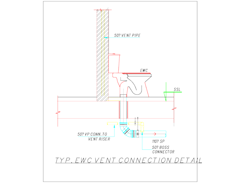 EWC Vent Connection Detail