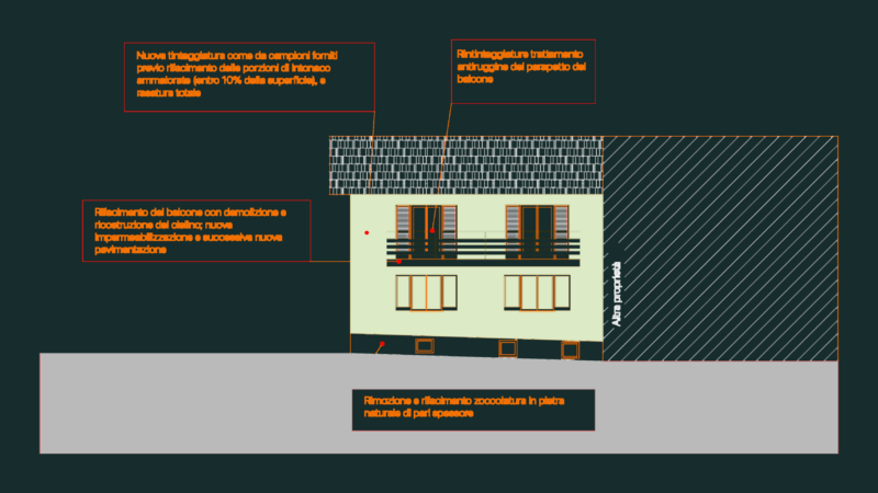 Facade Renovation & SCIA Sanatoria Project DWG