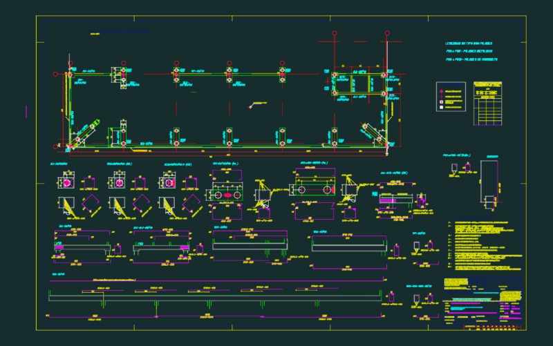 FCK 25MPa Structural Foundation and Pile Detail