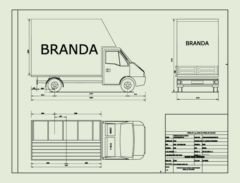 Fiat Ducato and Isuzu Recovery Truck Conversion CAD Drawings