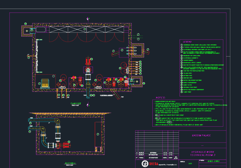 Fountain Technical Room Layout